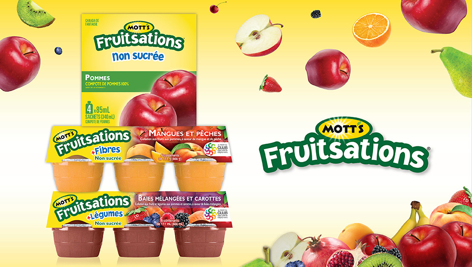 Mott's Fruitsations Compote de pommes non sucrées - 104 ml